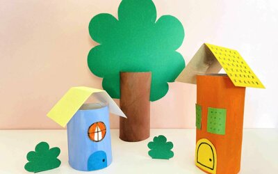 городок из картона своими руками